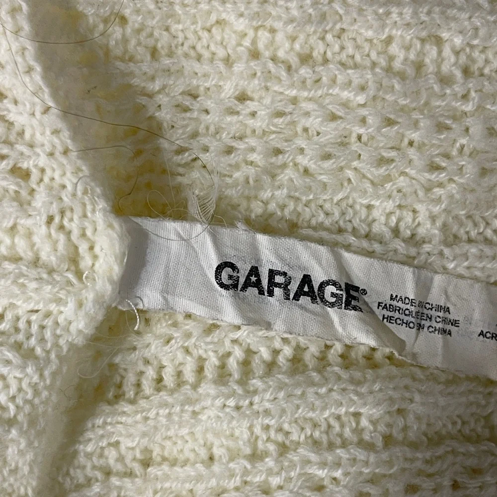 *Garage Women's Cream Knitted Infinity Scarf